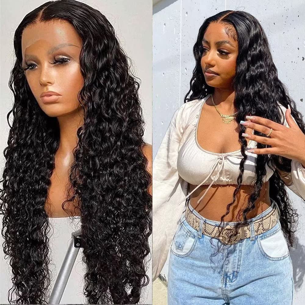 Stema 13x4 13x6 Transparent Lace Front Water Wave Wig